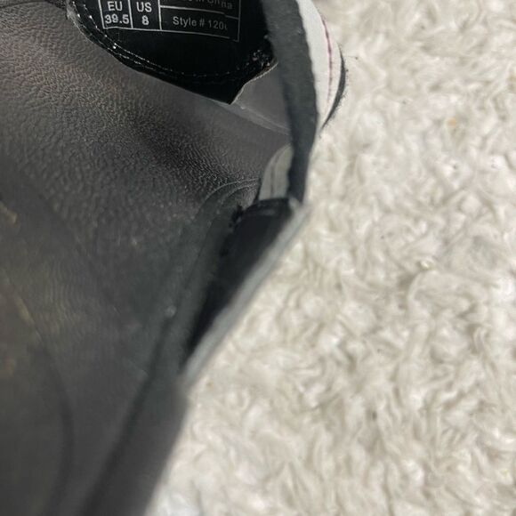 Fitflop black leather and fabric wedge thong sandals size 8 - Picture 10 of 10